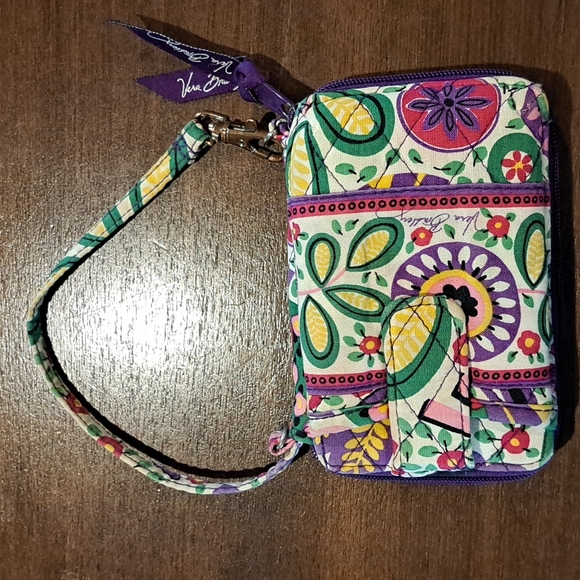 Vera Bradley Quilted Wristlet Wallet in Multiple colors 3x5" - Picture 8 of 10